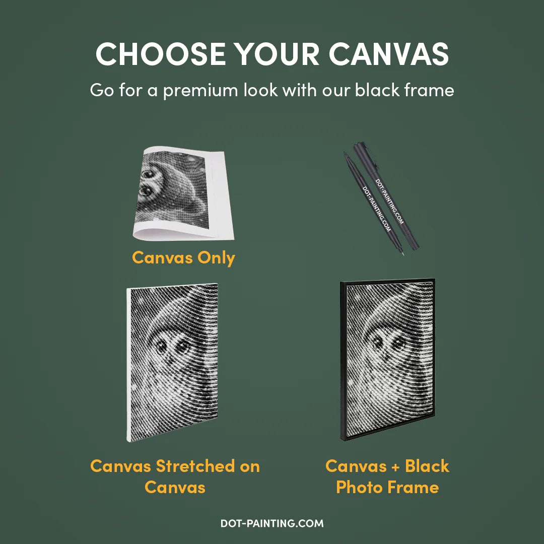 Kit dot painting Lupo