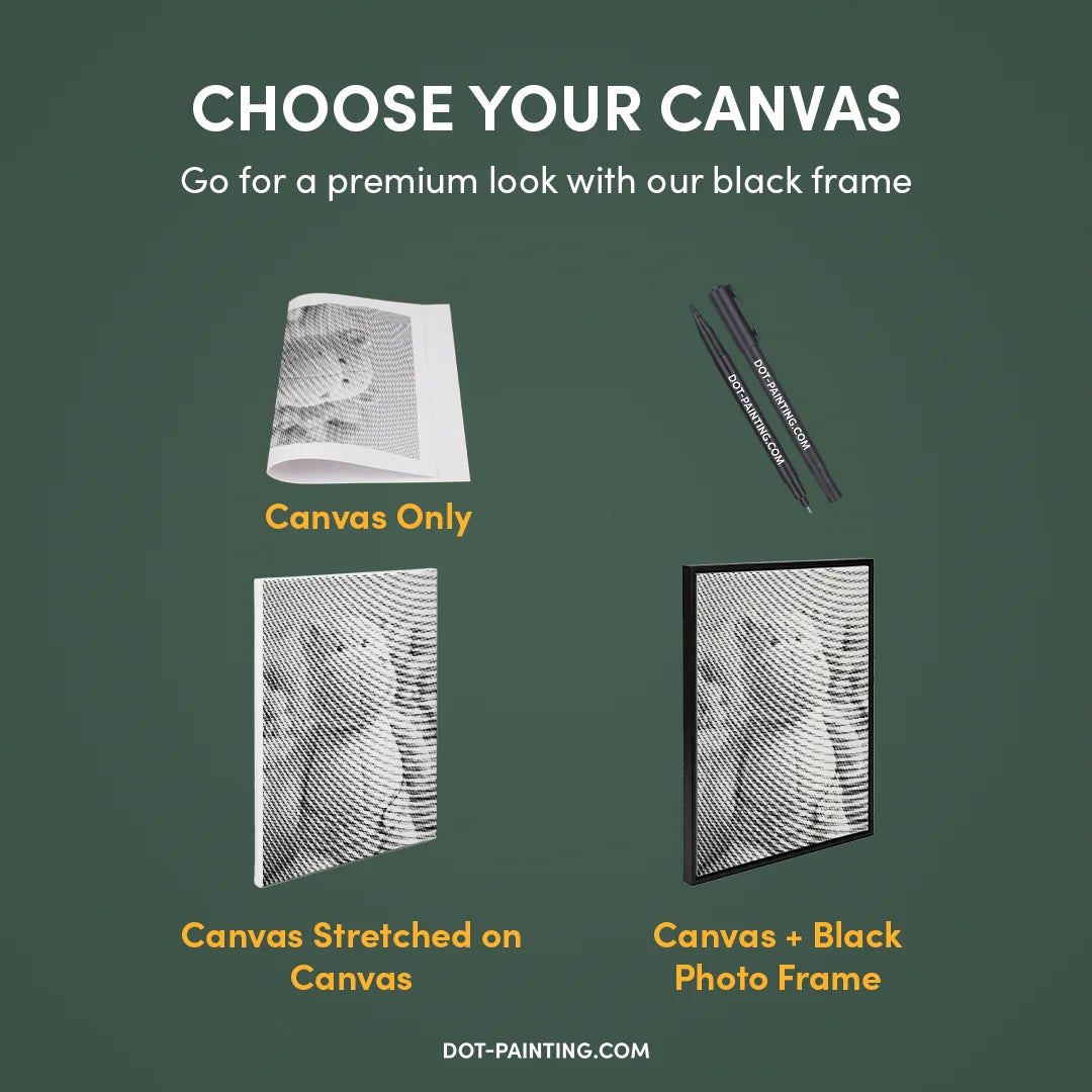 Kit dot painting Lupo