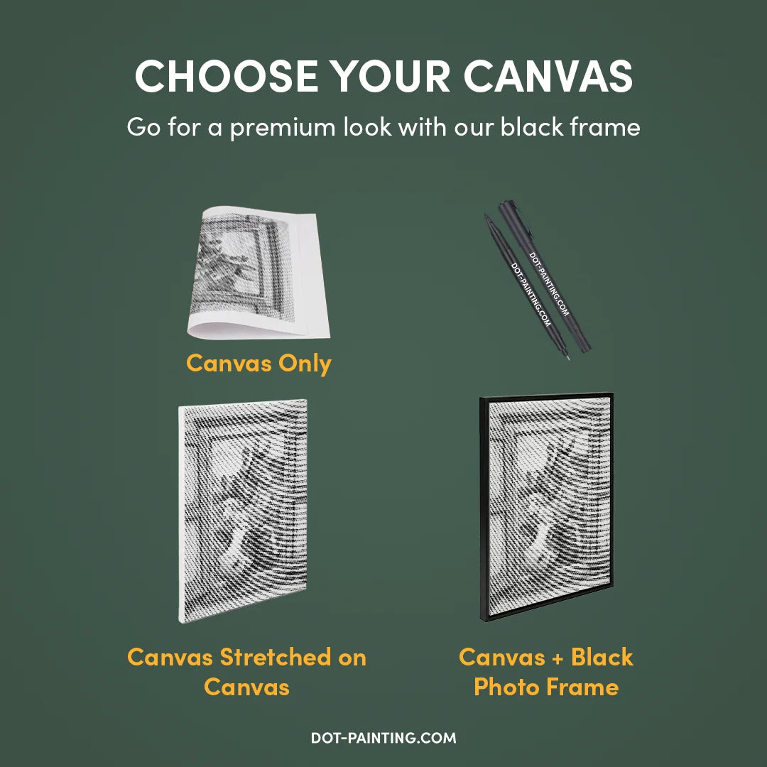 Kit dot painting Lupo