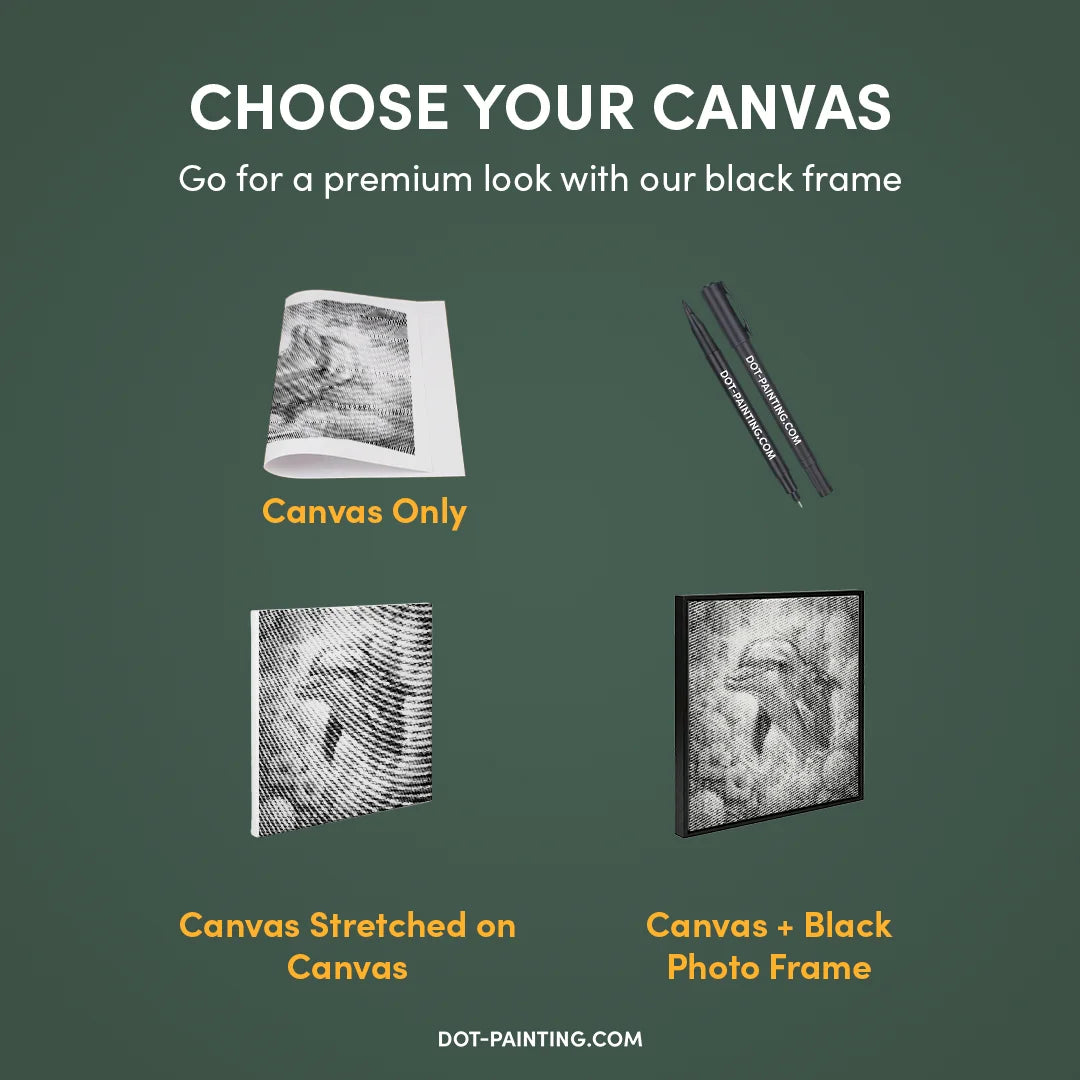 Kit dot painting Lupo