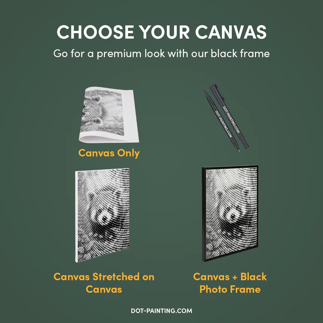 Kit dot painting Lupo