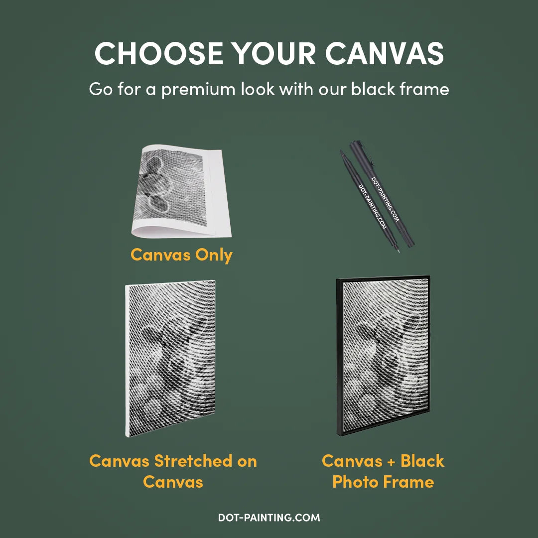 Kit dot painting Lupo