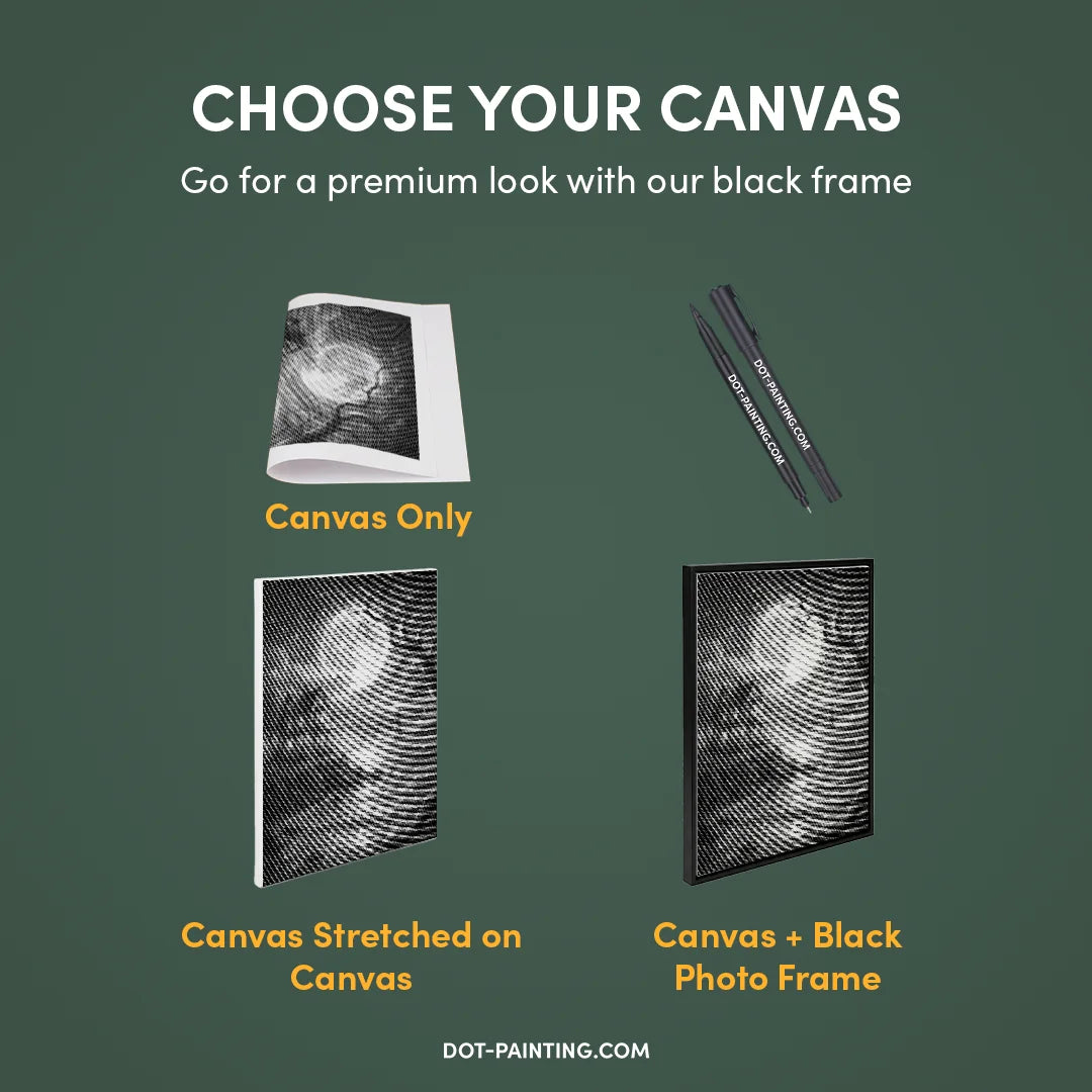 Kit dot painting Lupo