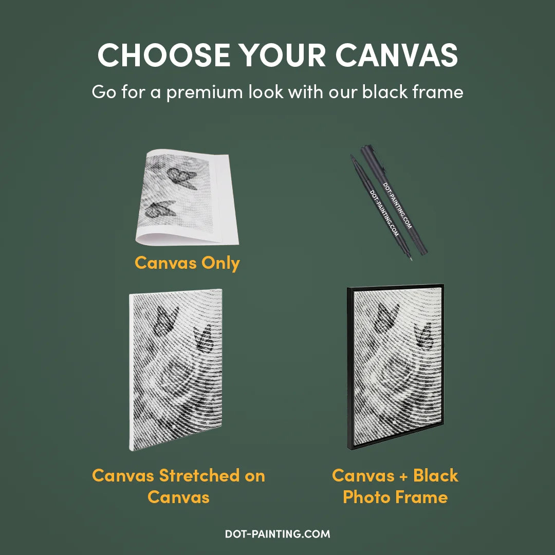 Kit dot painting Lupo