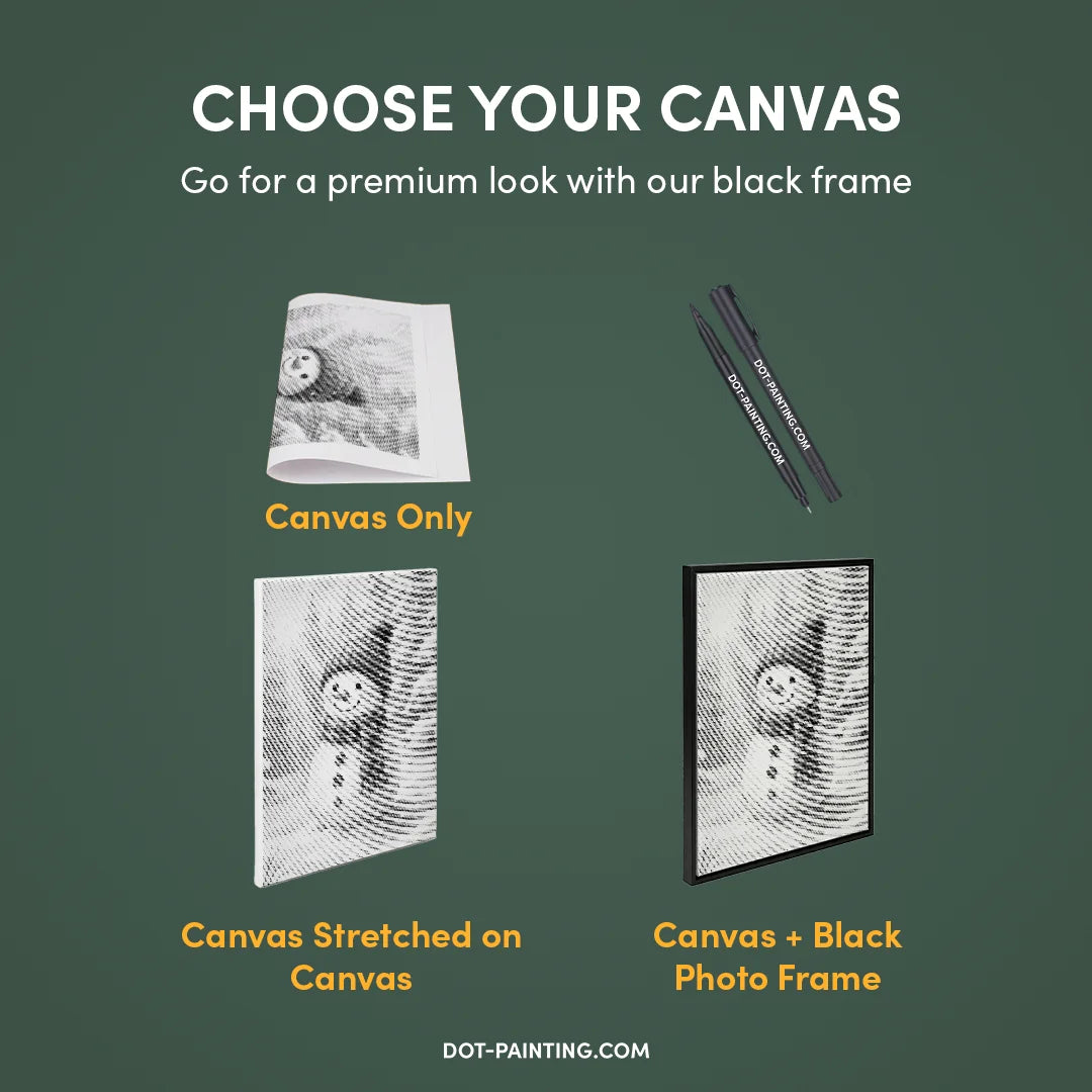 Kit dot painting Lupo