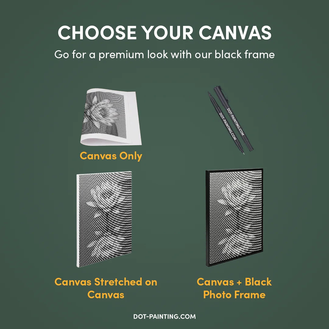 Kit dot painting Lupo