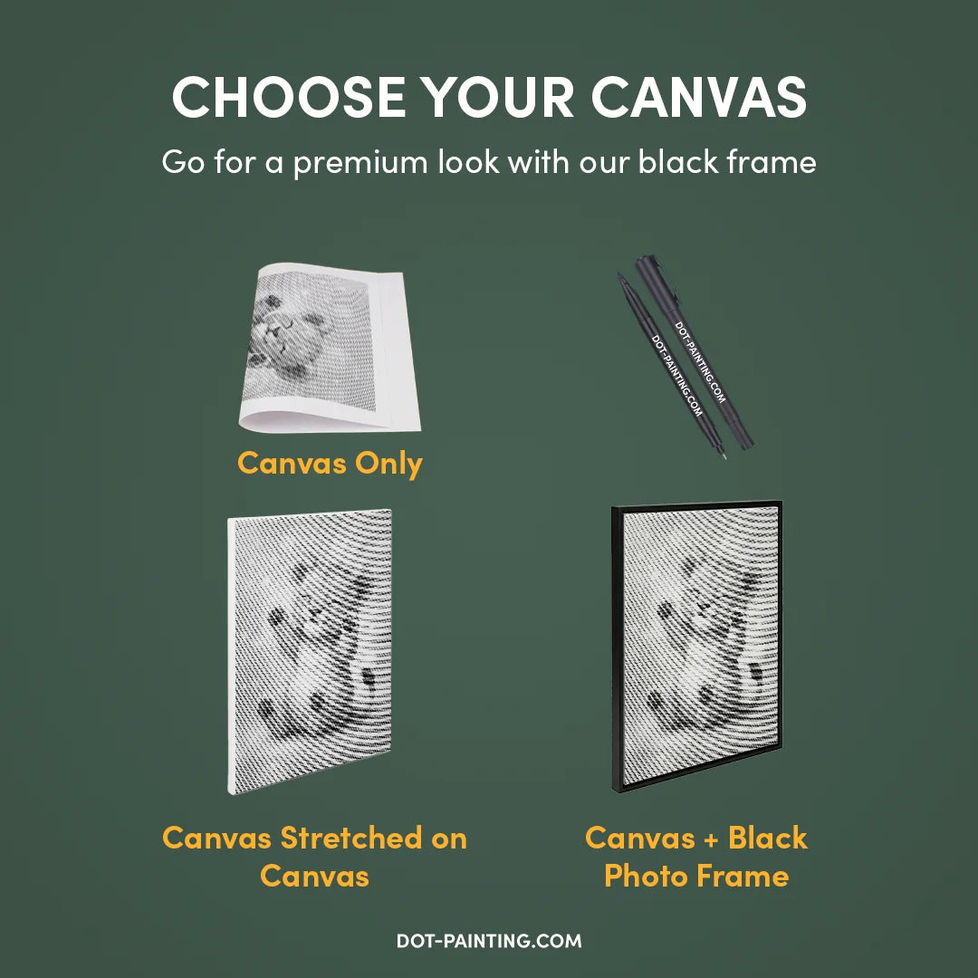 Kit dot painting Lupo