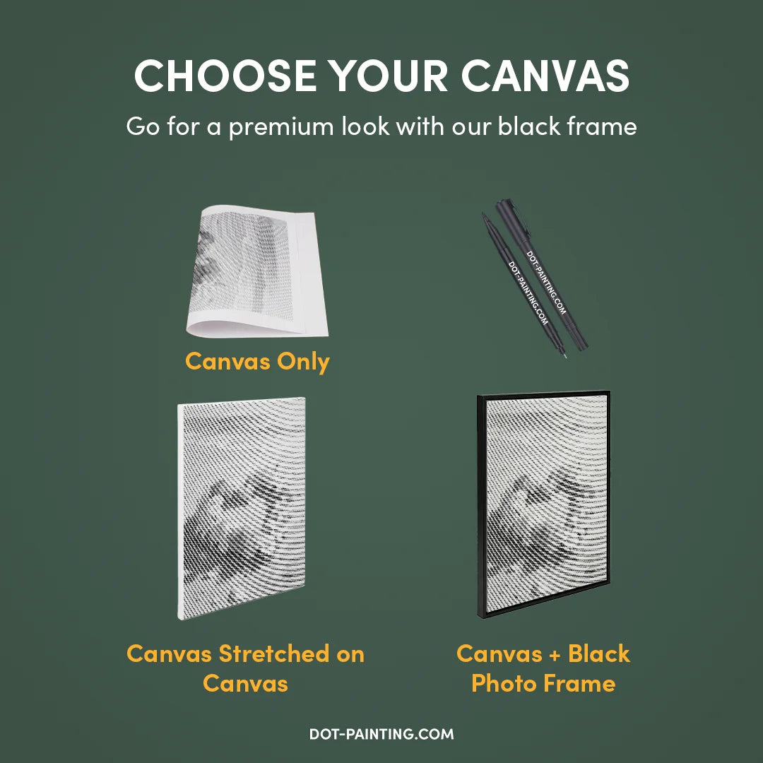 Flowers on The Shore Dot Painting