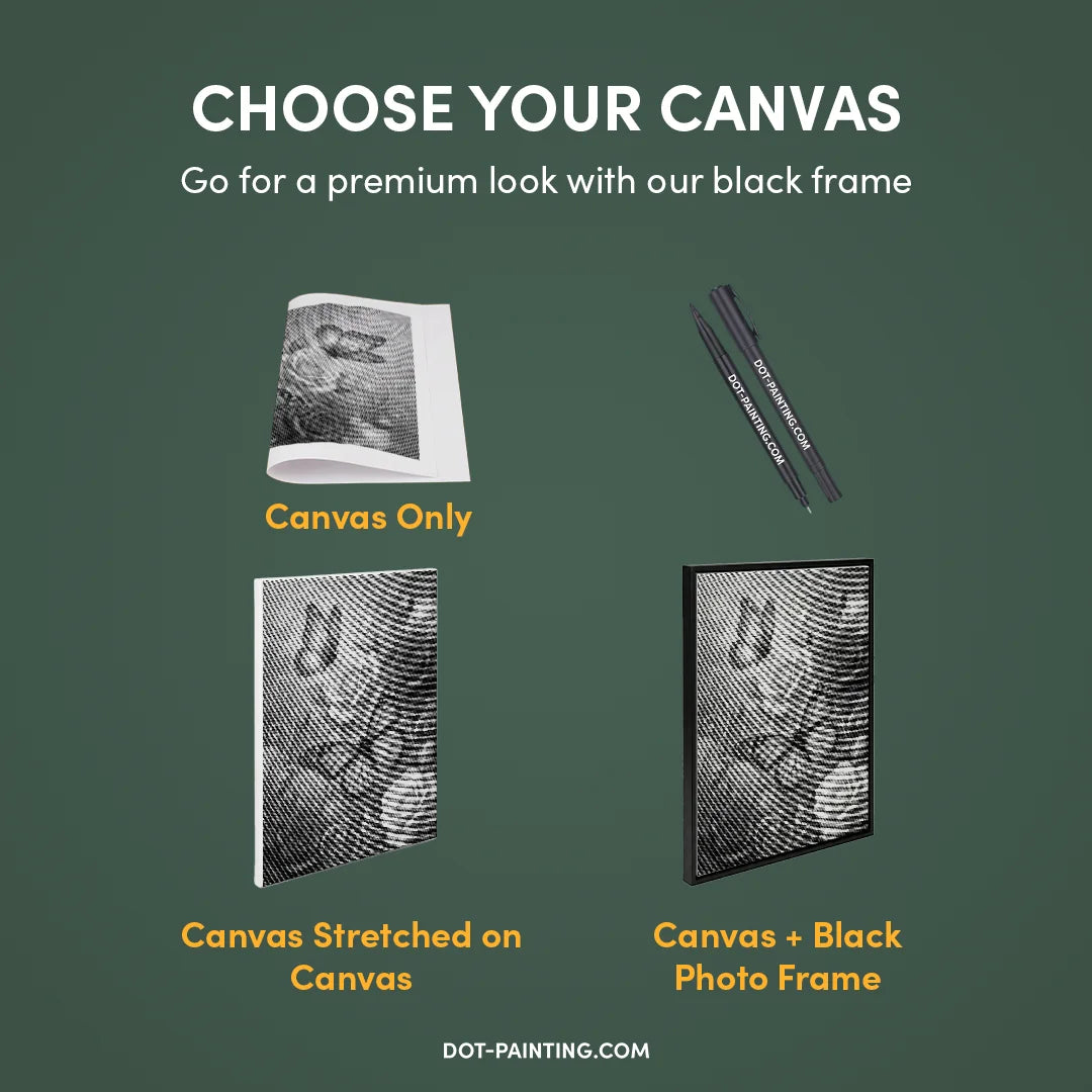 Kit dot painting Lupo