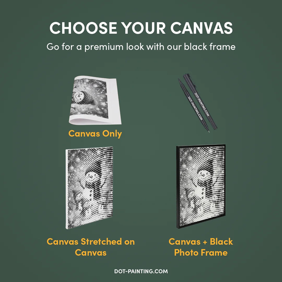 Kit dot painting Lupo