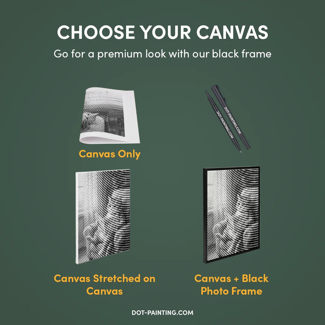 Kit dot painting Lupo