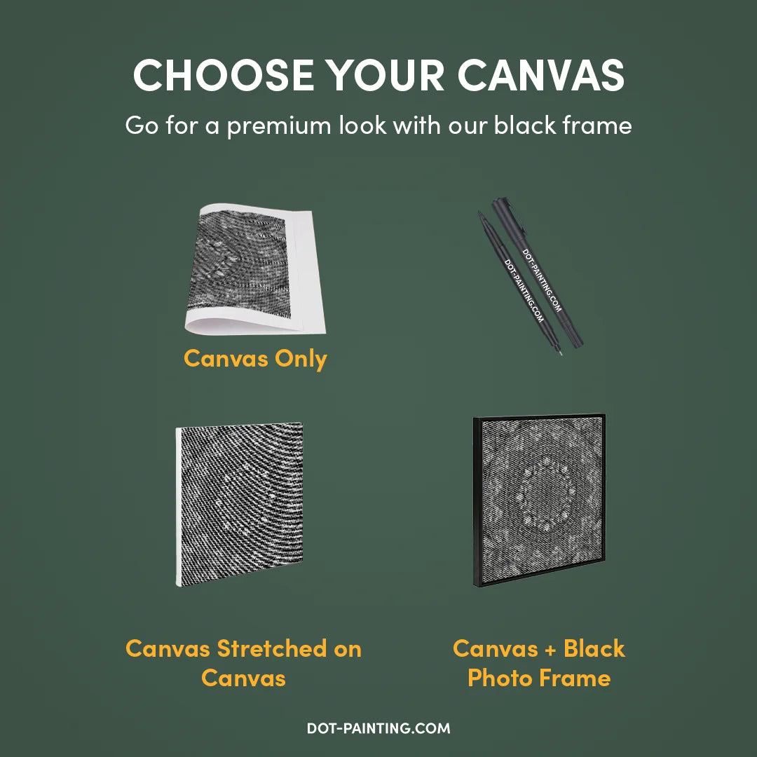 Kit dot painting Lupo