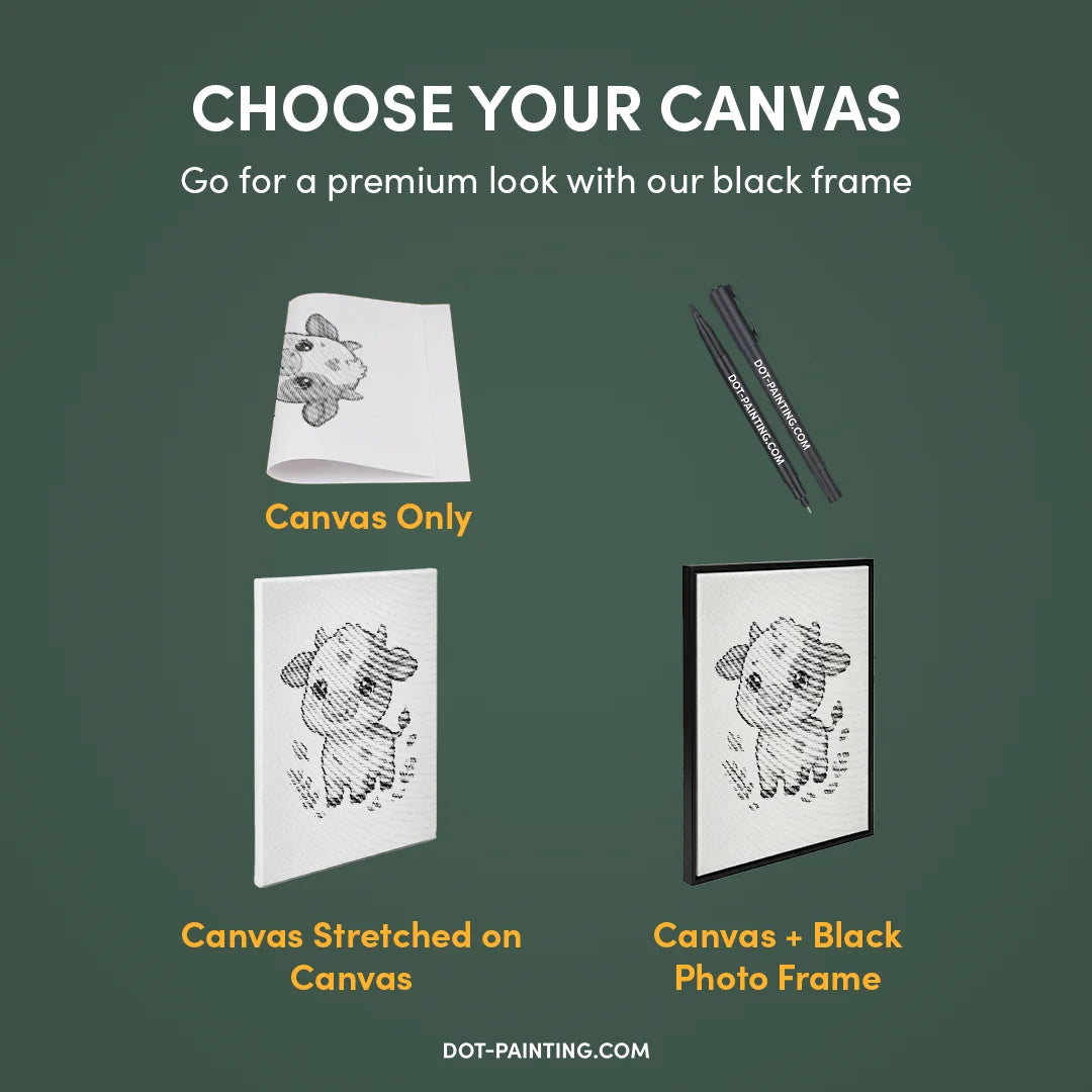 Kit dot painting Lupo