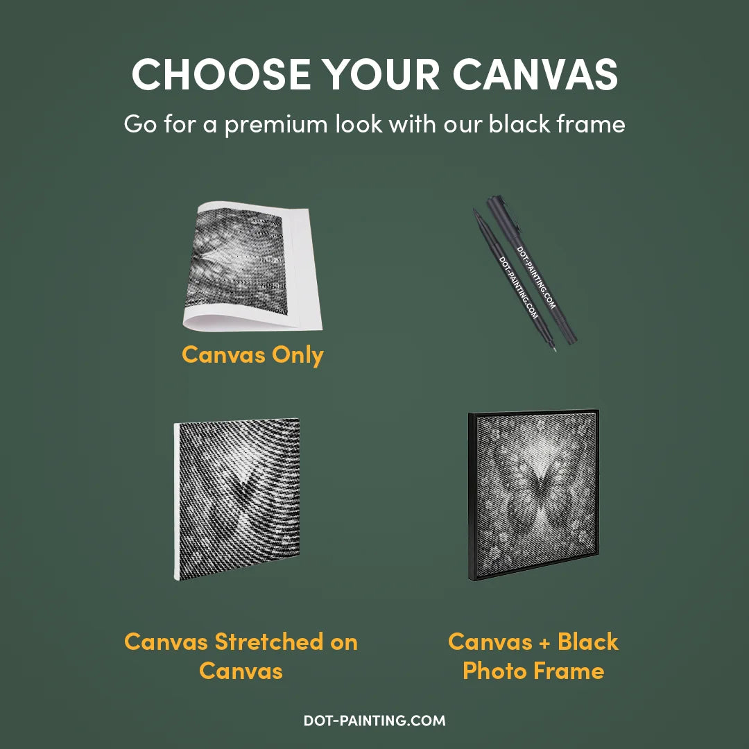 Kit dot painting Lupo