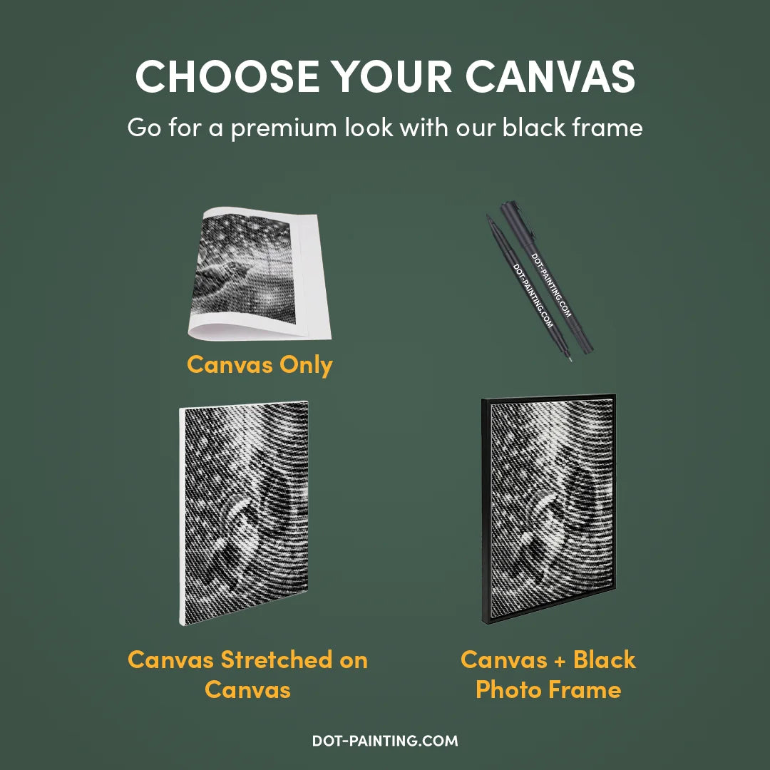 Kit dot painting Lupo