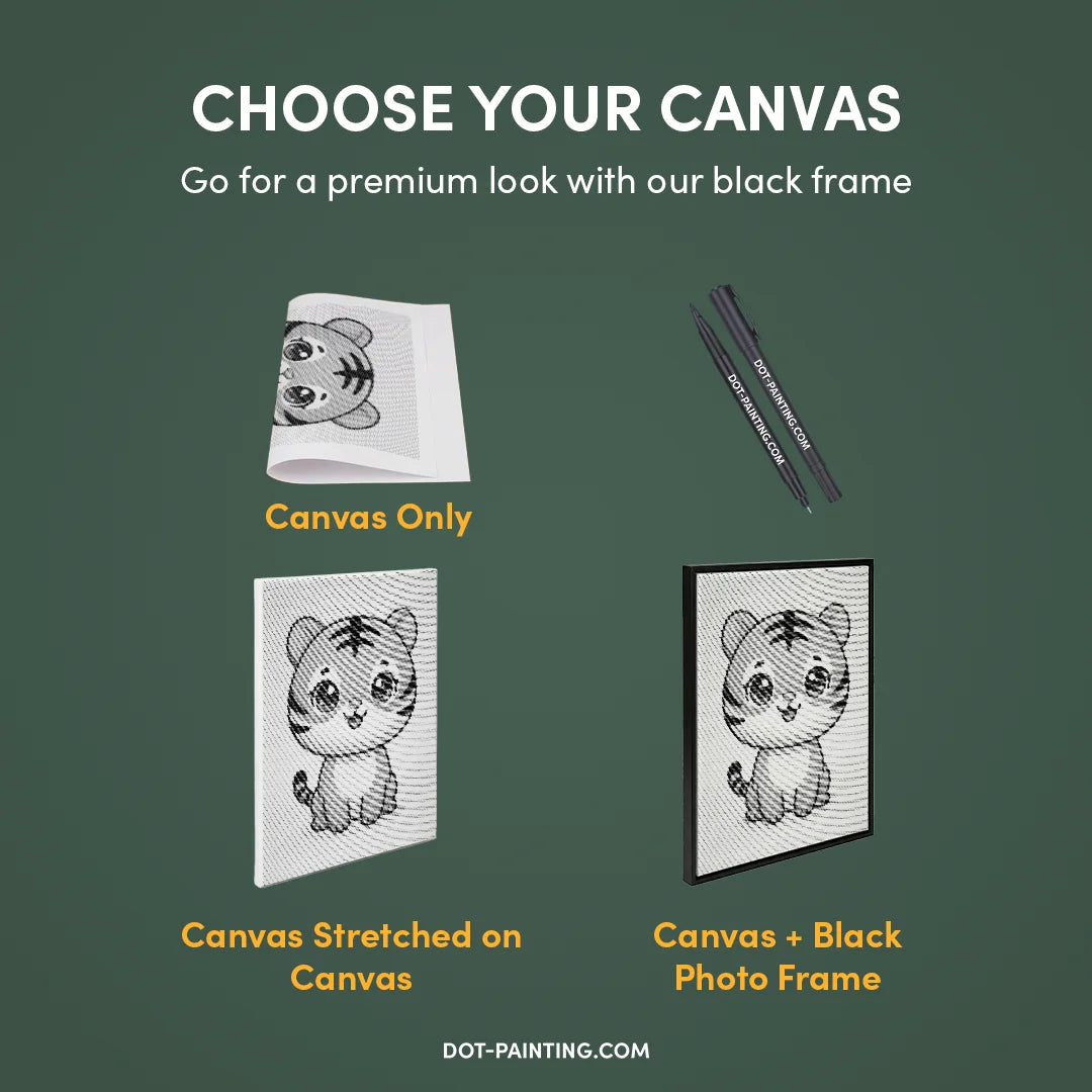 Kit dot painting Lupo