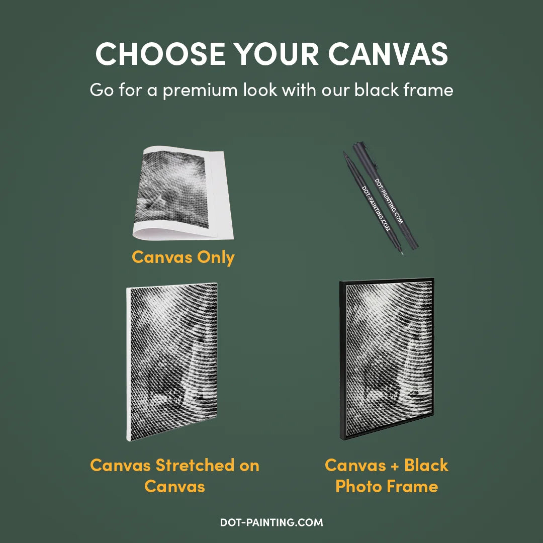 Kit dot painting Lupo