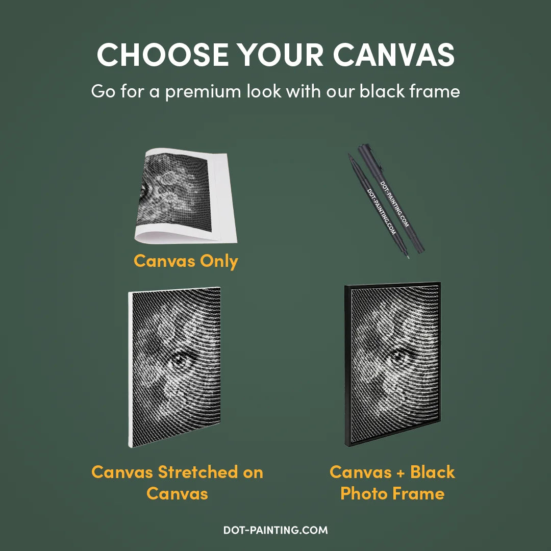 Kit dot painting Lupo