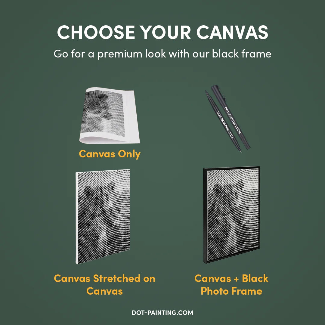 Kit dot painting Lupo