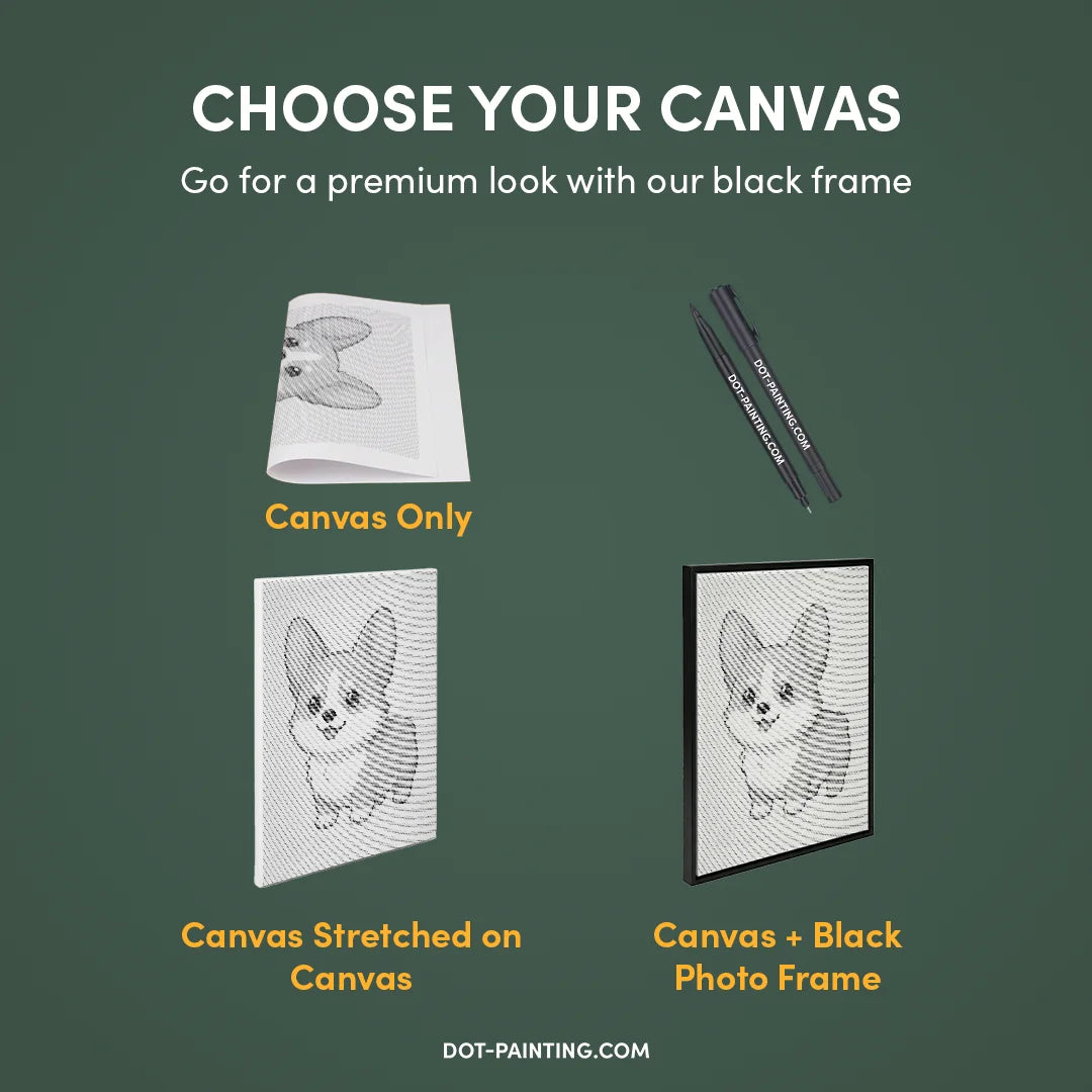 Kit dot painting Lupo