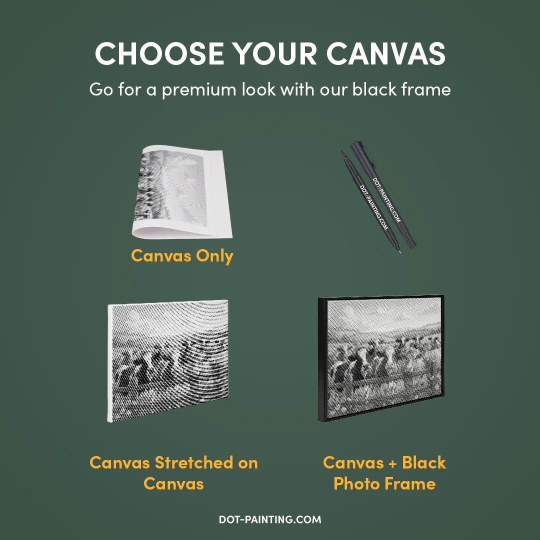 Kit dot painting Lupo