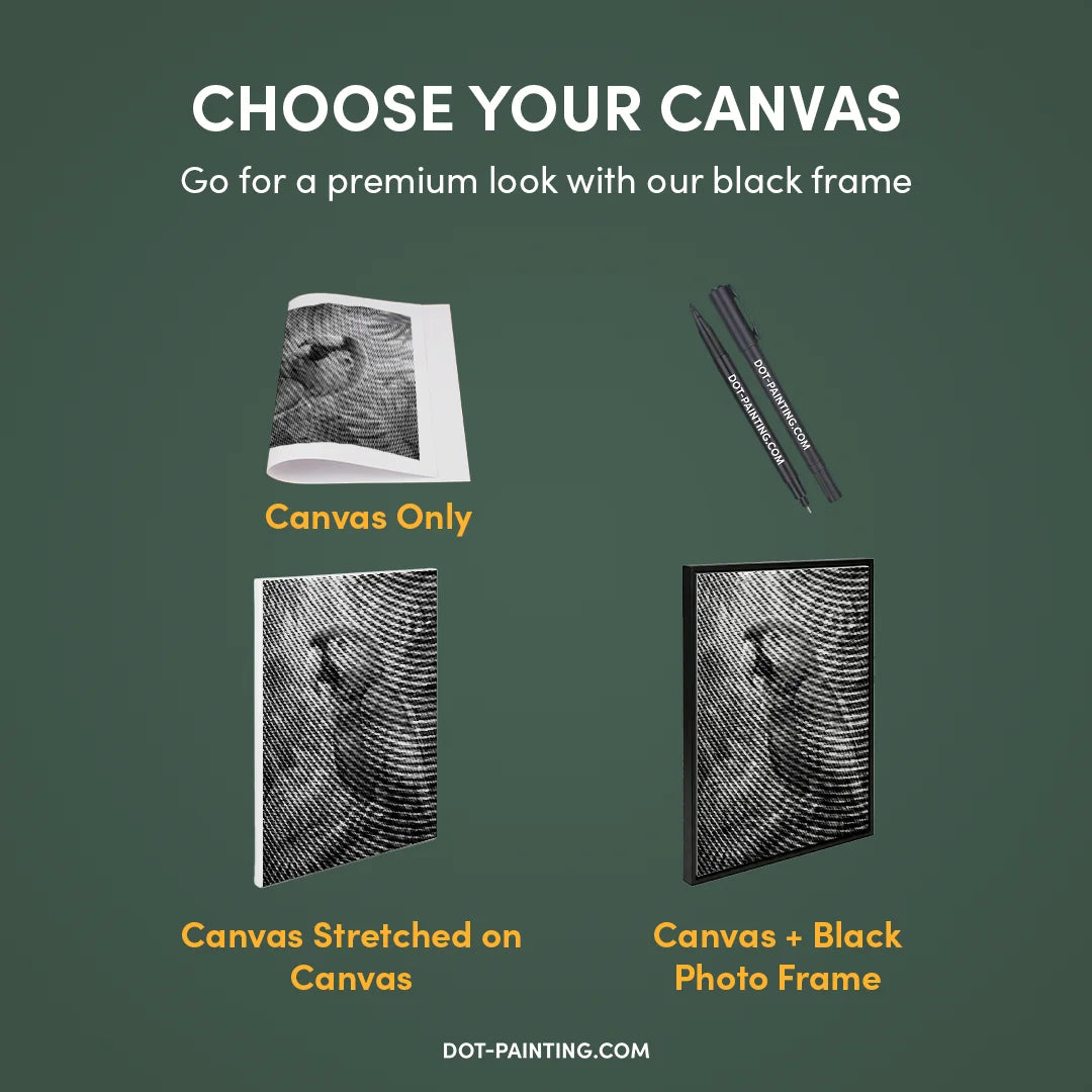 Kit dot painting Lupo