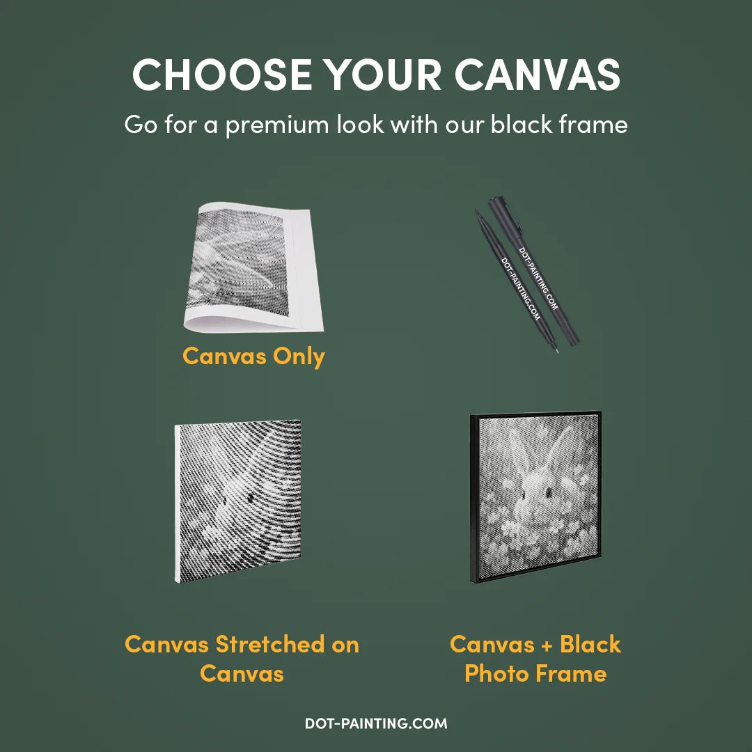 Kit dot painting Lupo