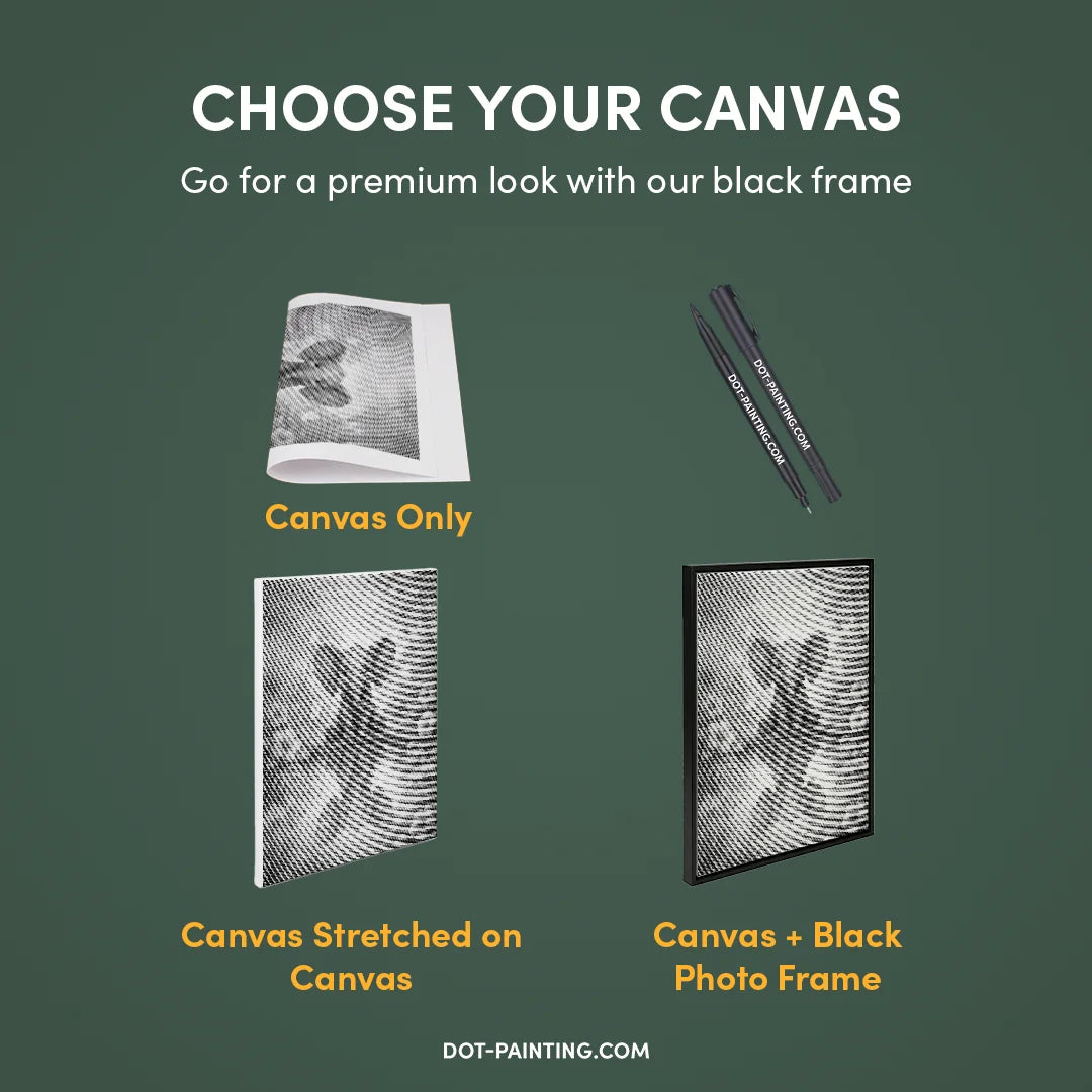 Kit dot painting Lupo