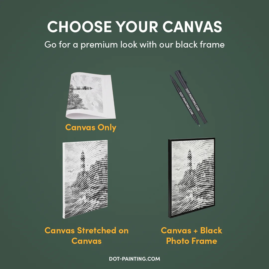 Villaggio al Faro Dot Painting