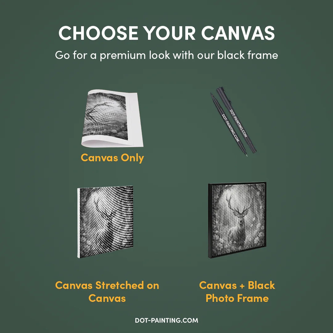 Kit dot painting Lupo