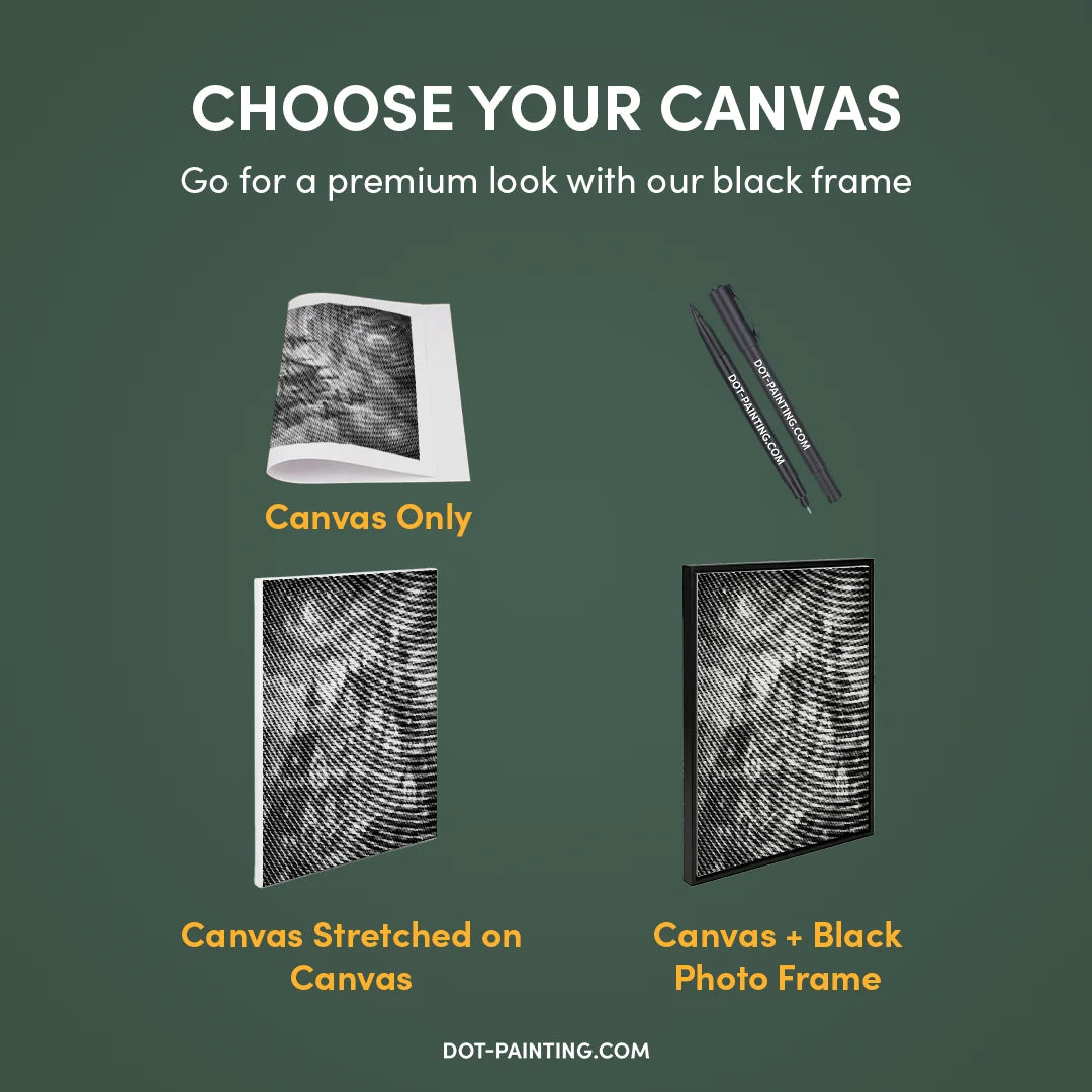 Kit dot painting Lupo