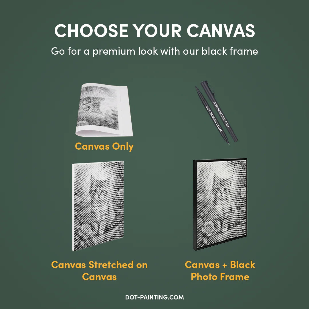 Kit dot painting Lupo