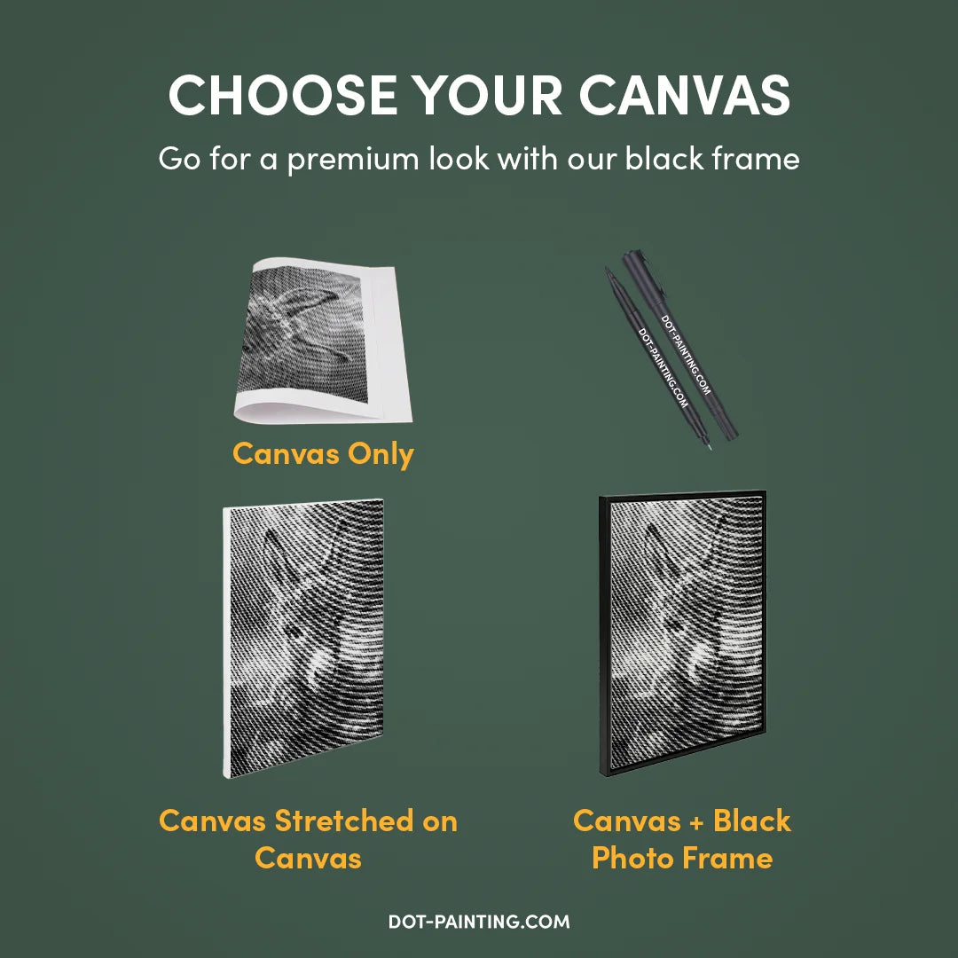 Kit dot painting Lupo