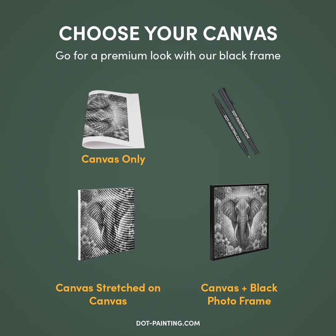 Kit dot painting Lupo