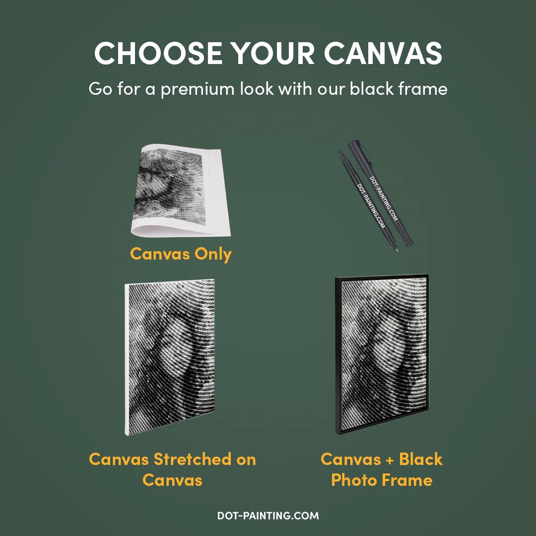 Donne con fiori Dot Painting