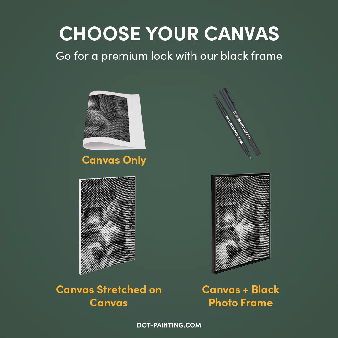 Kit dot painting Lupo