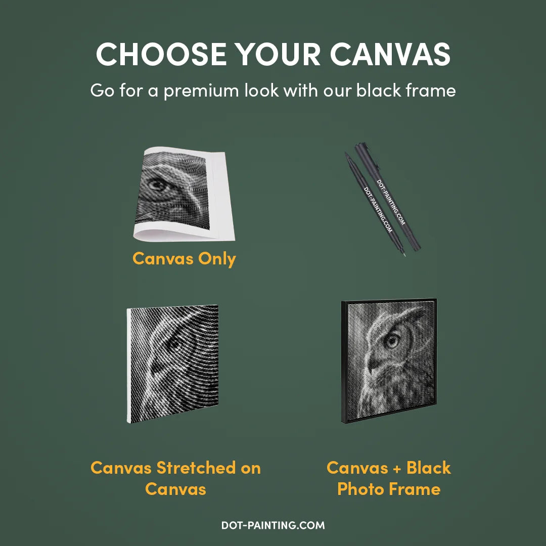 Kit dot painting Lupo