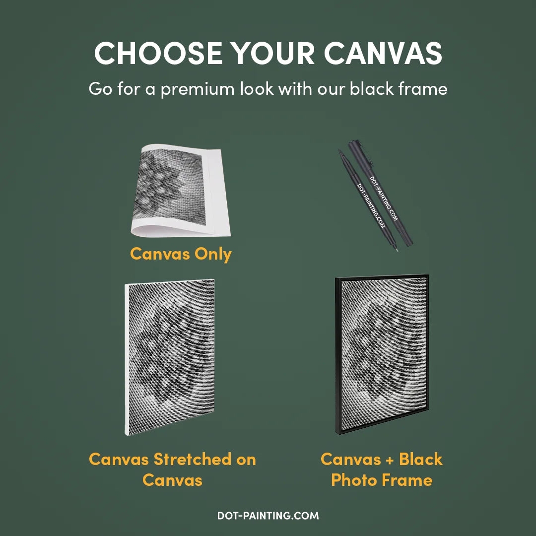 Kit dot painting Lupo