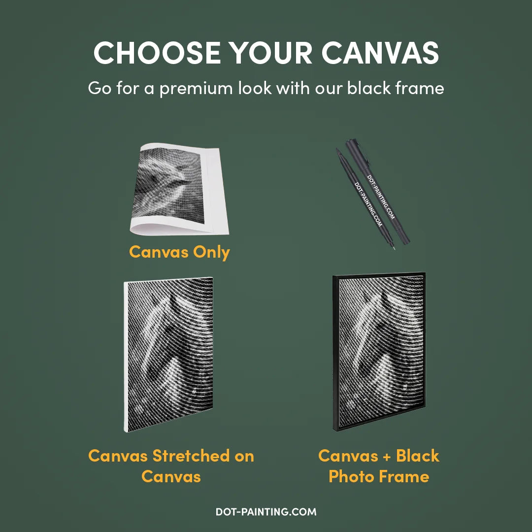 Kit dot painting Lupo