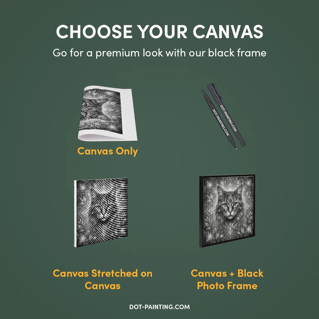 Kit dot painting Lupo