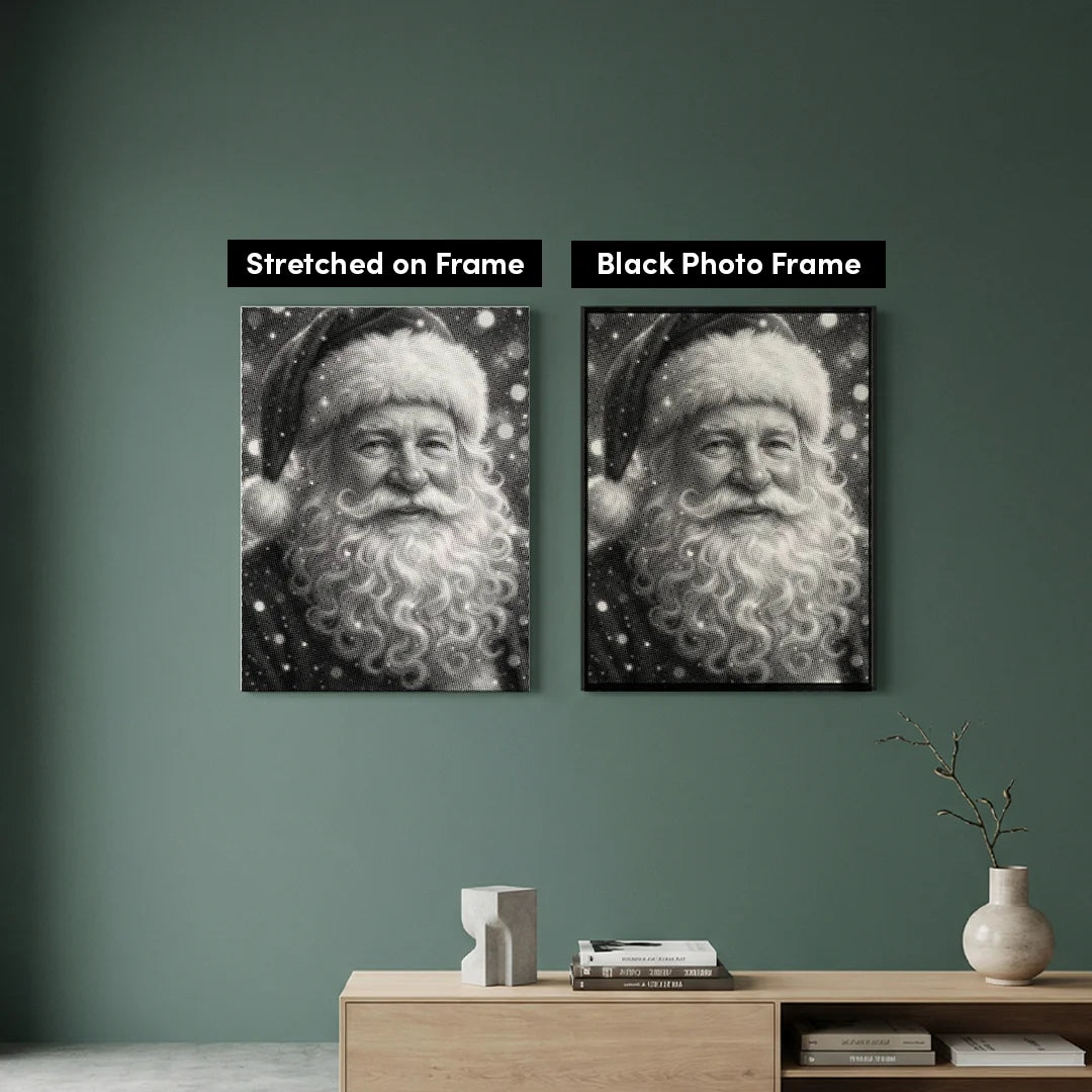 Pittura di Babbo Natale a 2 punti