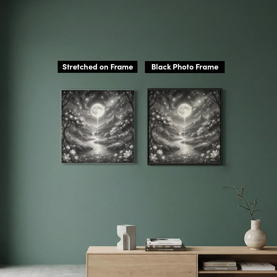 Pittura a punti di paesaggi da sogno