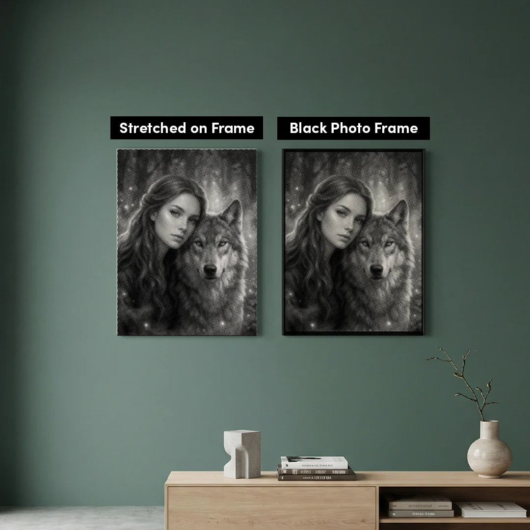 Kit dot painting Lupo