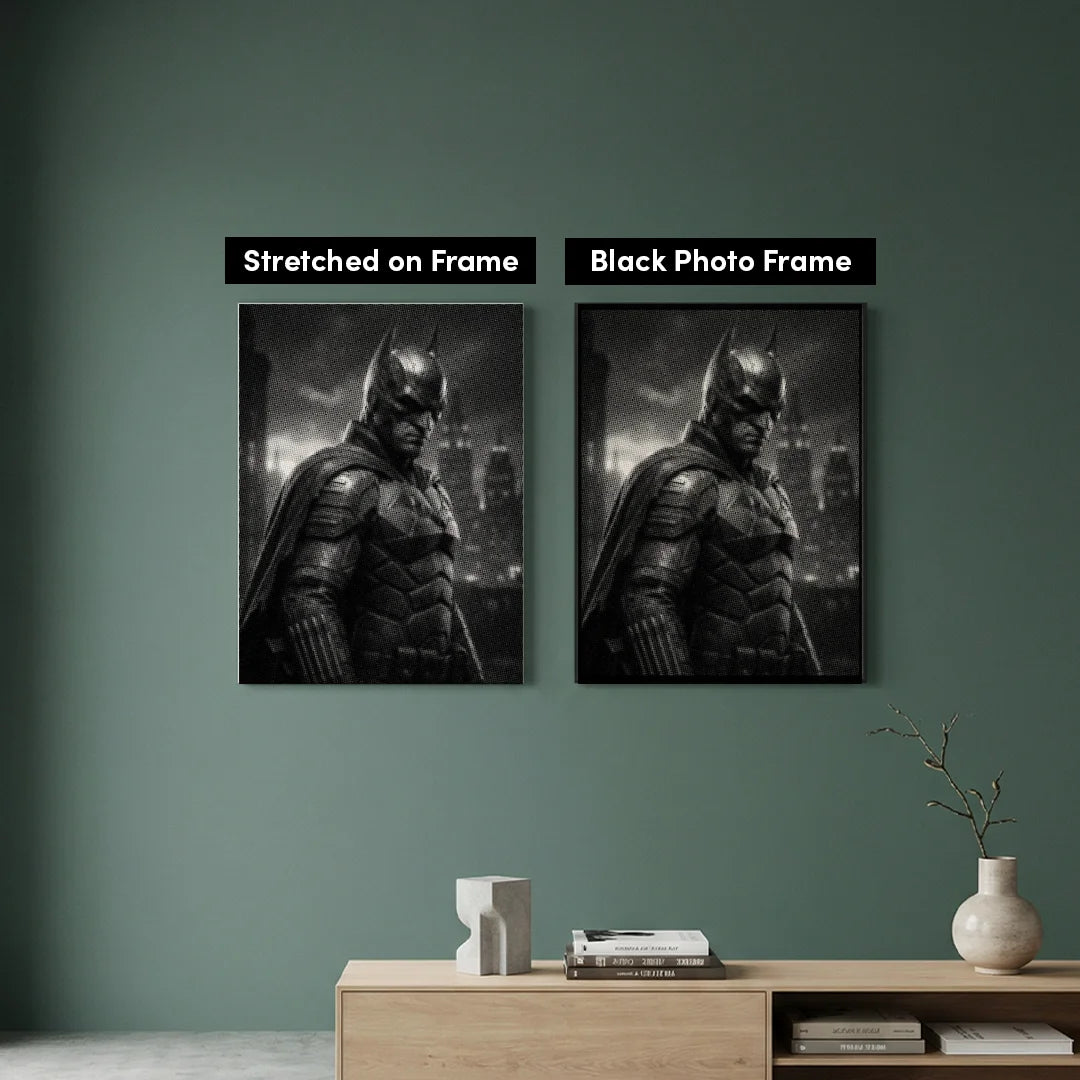 Dark Knight Dot Painting