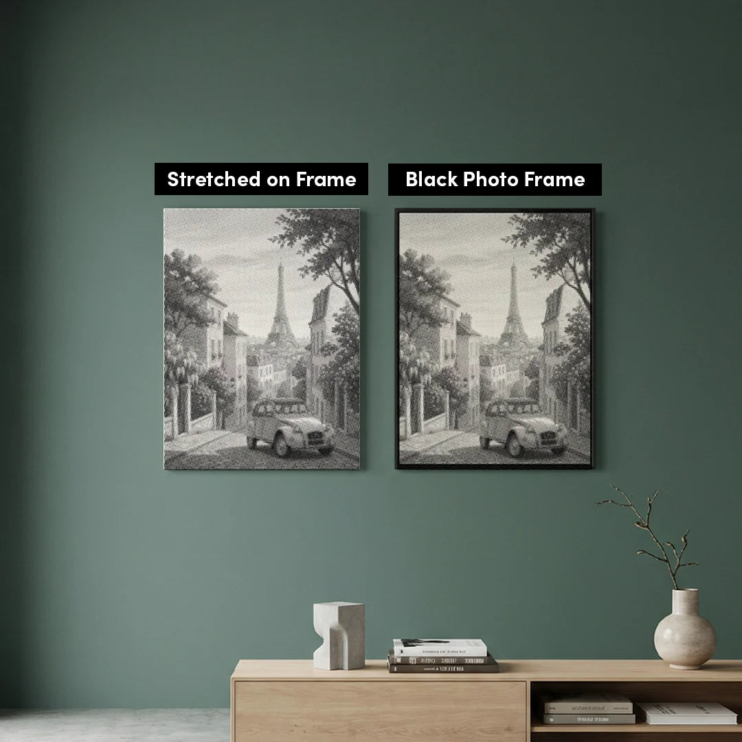 Vecchio scarabeo nella pittura a punti di Parigi