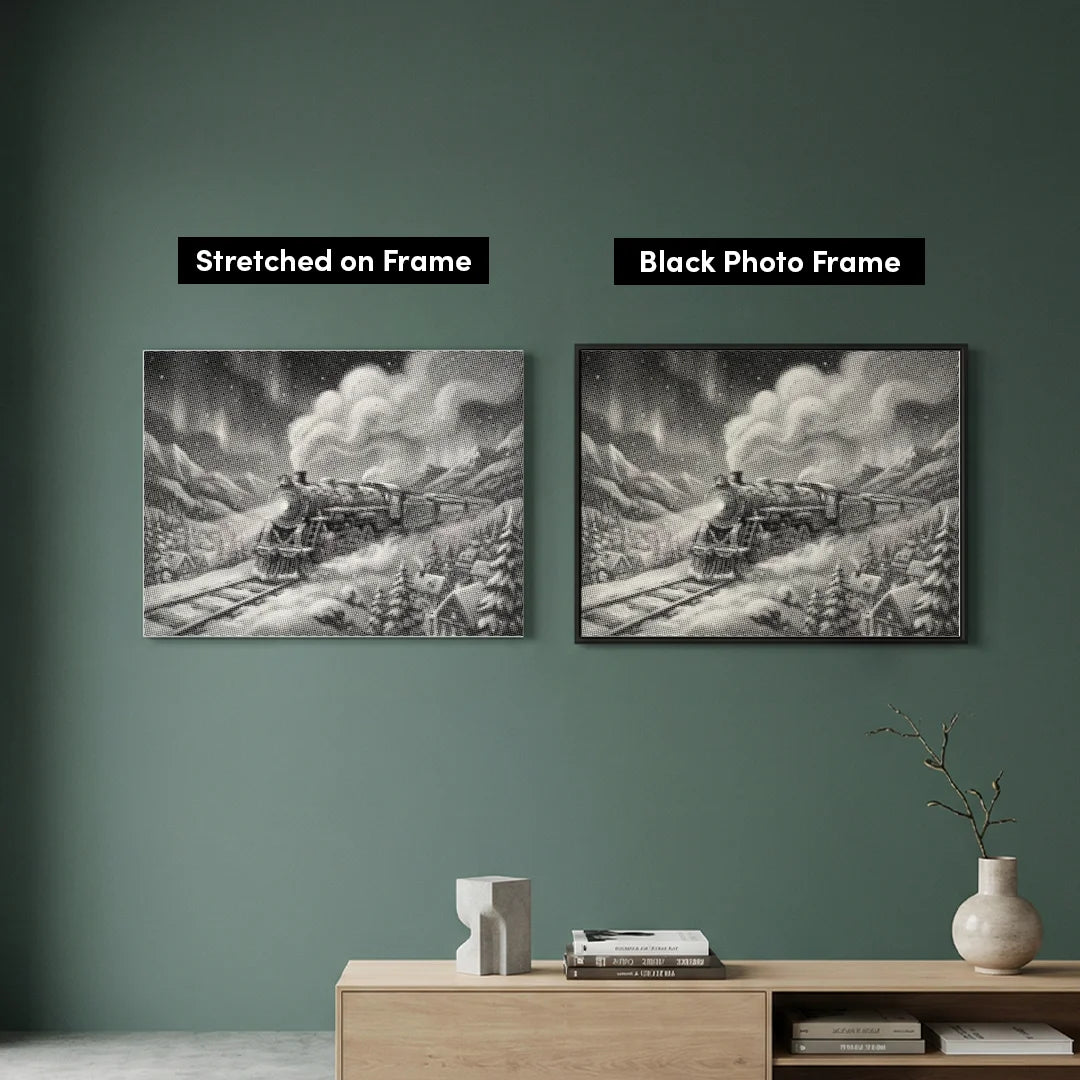 Pittura a punti Polar Express 2