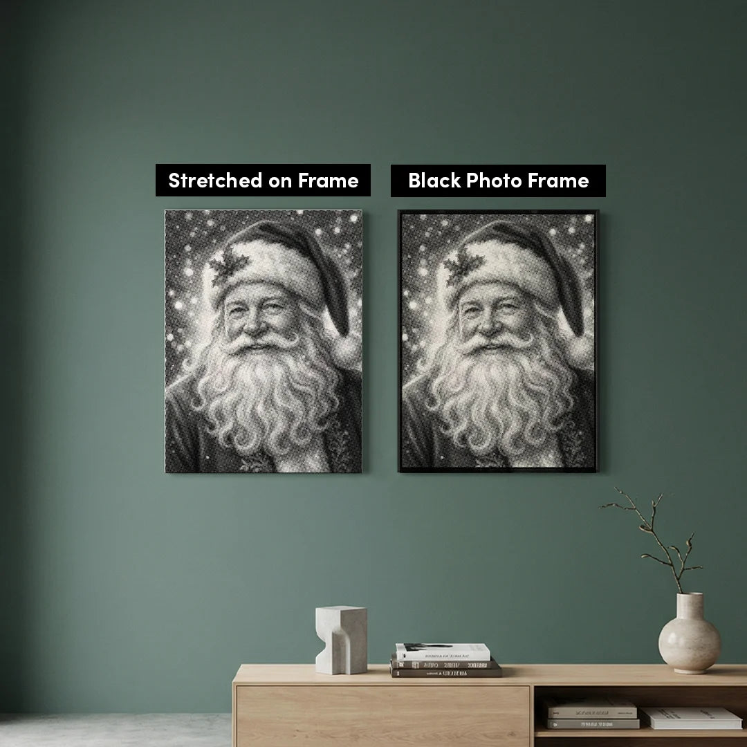 Pittura di Babbo Natale a 4 punti