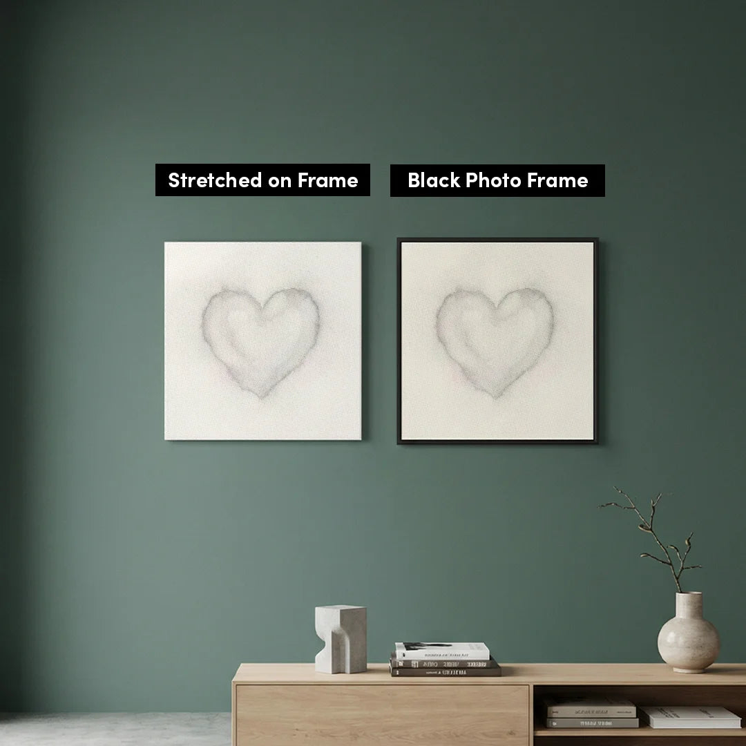 Pittura a punti del cuore dei punti