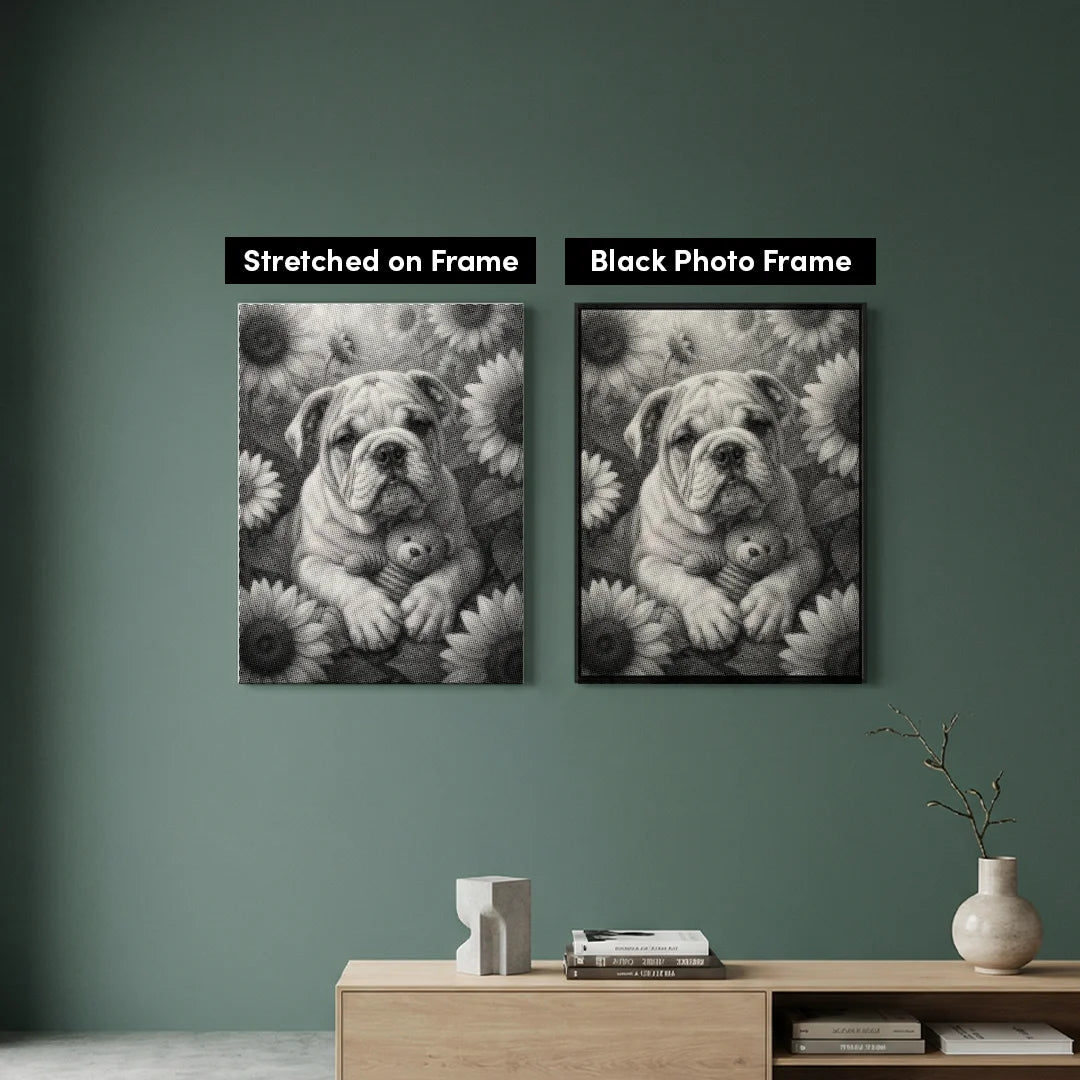 Pittura a punti Bulldog