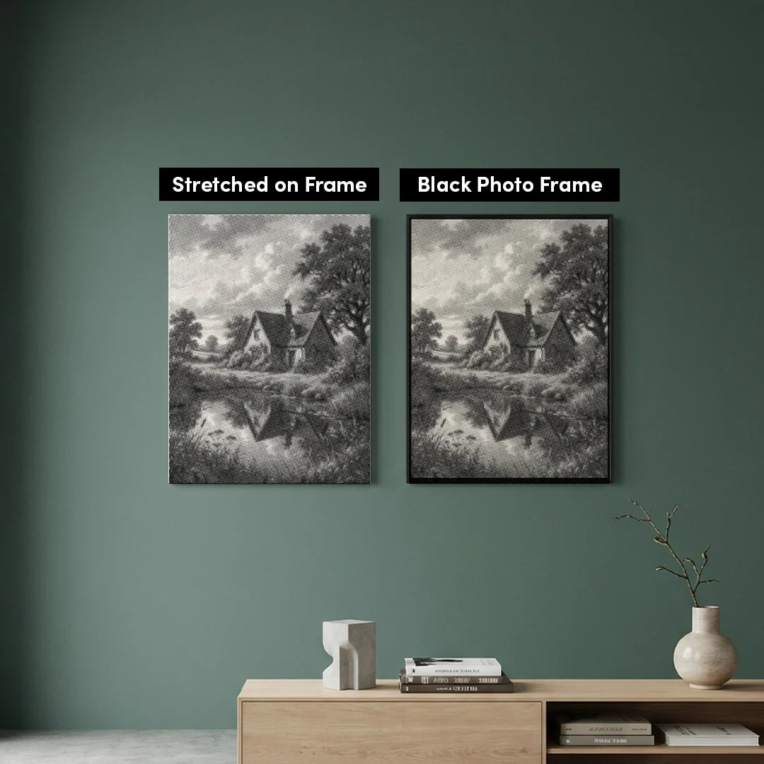 Casa sulla brughiera Dot Painting